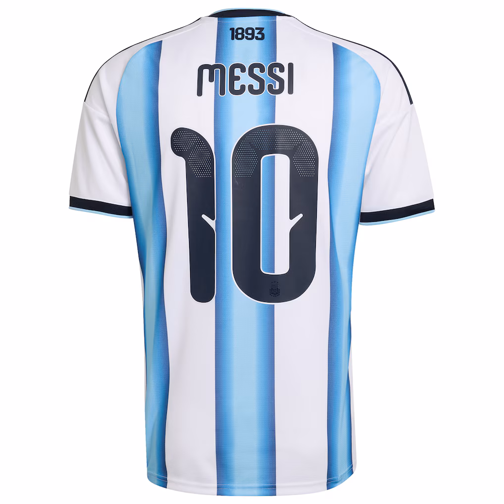 Argentina adidas Home Shirt 2026 - Back View